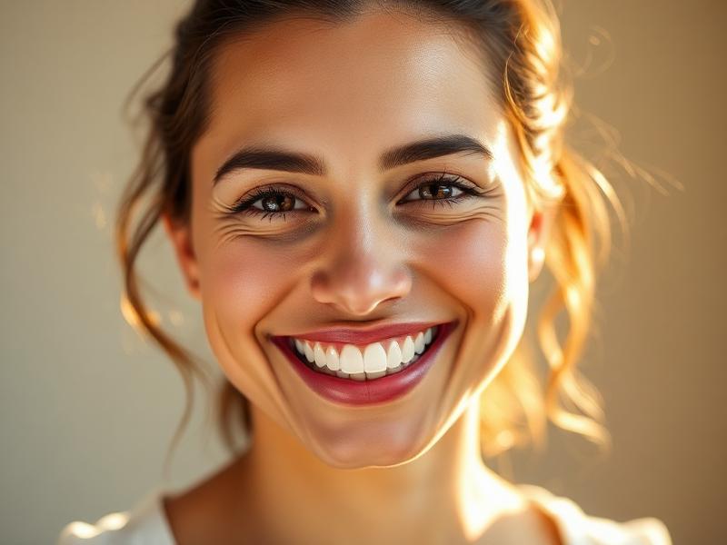 Paciente com sorriso transformado
